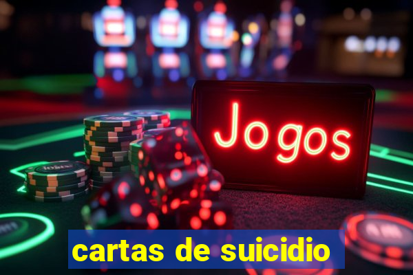 cartas de suicidio